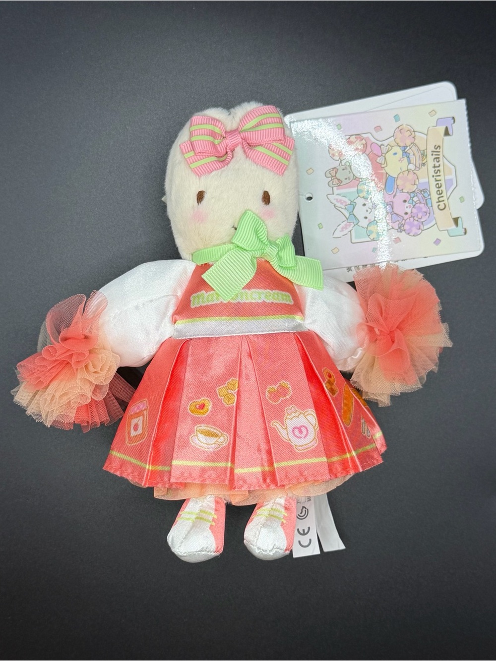 Sanrio Marron Cream with Cheerleader outfit Plush /keychain ey60